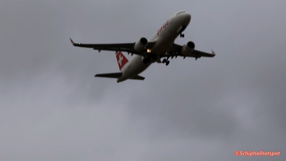 The Swiss Air plane had a lucky escape thanks to the pilot