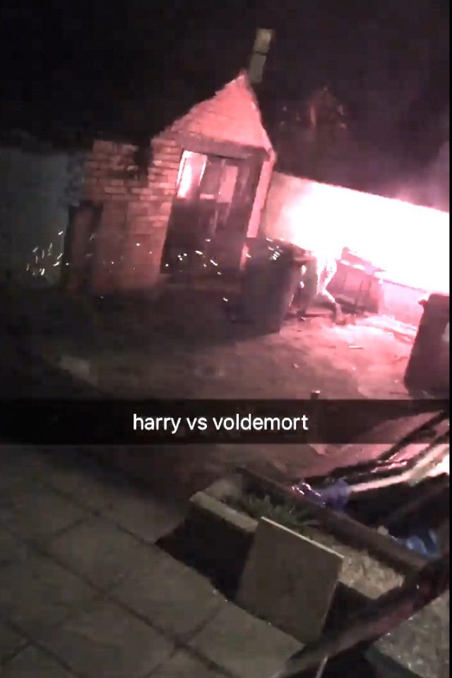 It is not yet known where it was filmed but the clip was uploaded in Blackpool on Sunday