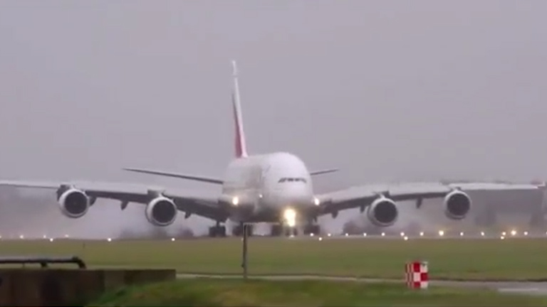 Amsterdam was hit by a storm over the weekend 