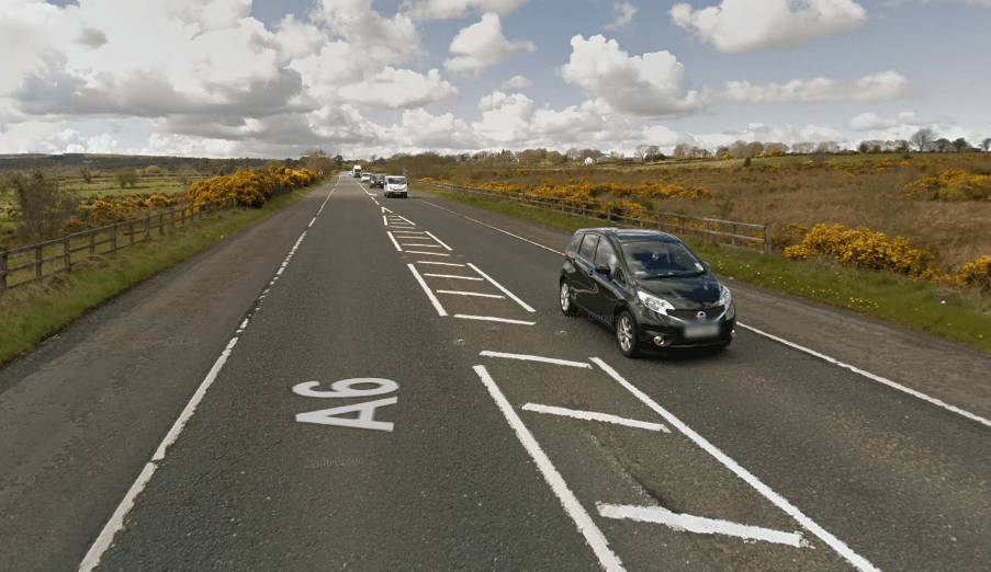 The stretch of road near where Ryan was fatally struck