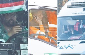 We catch 30 law-breaking van and lorry drivers using their mobile phones at the wheel on busy motorway in just three hours