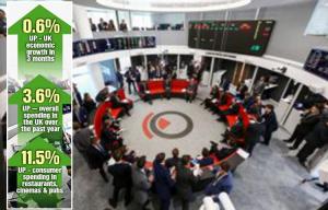 UK economy enjoys some Christmas cheer after growth revised up in third quarter after post-Brexit bounce