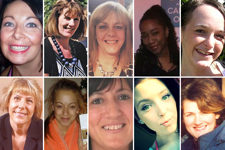 These are just a few of the women who were murdered by their current or ex-partners