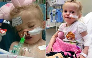 Adorable little girl receives a new heart just 11 DAYS after doctors prepared to end all care