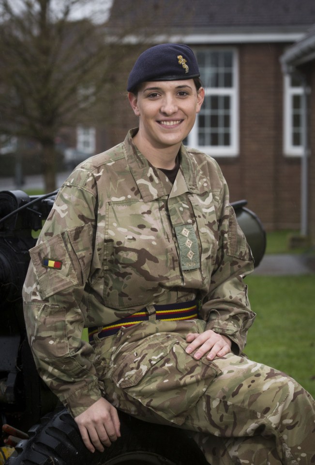 She went from a male officer to female after a tour in Afghanistan