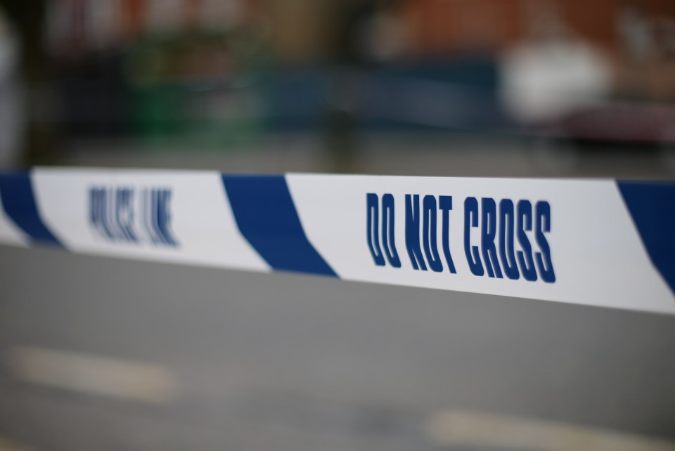  Police have closed the road while they investigate the shooting