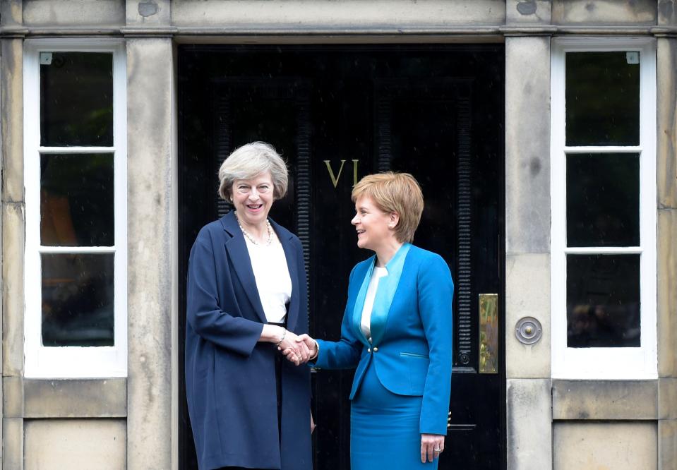 Theresa May, Nicola Sturgeon