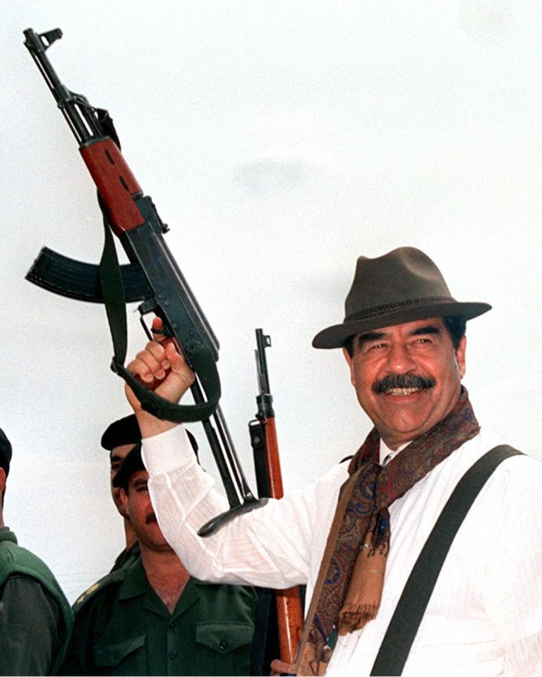 Saddam Hussein ruled Iraq with an iron fist for many years before his downfall 