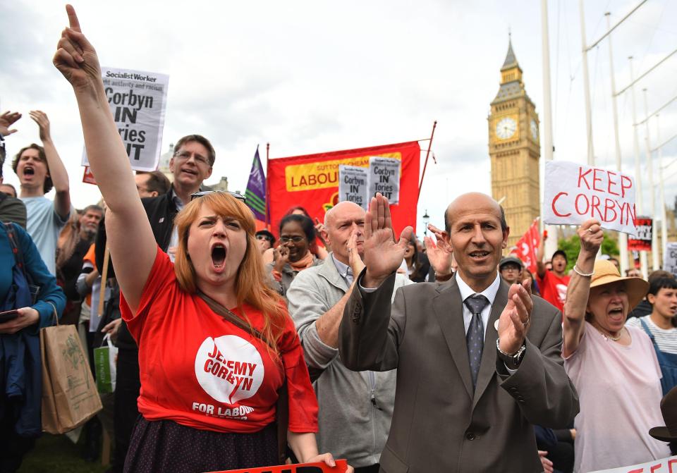 Momentum supporters 