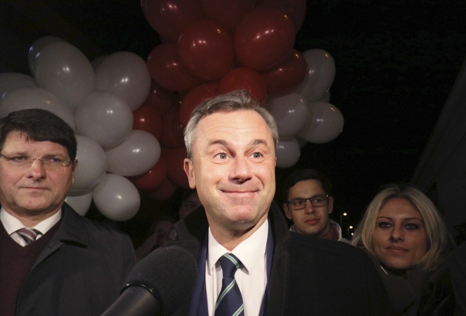 Norbert Hofer of Austria's Freedom Party is currently leading most of the polls