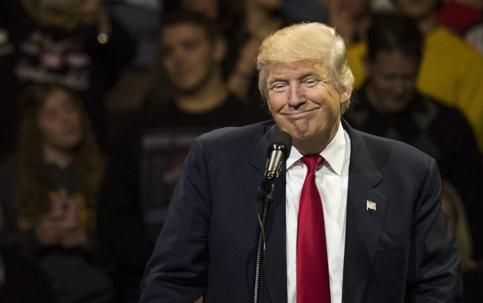 President-Elect Donald Trump And Vice President Elect Pence Hold Election Victory Rally In Ohio