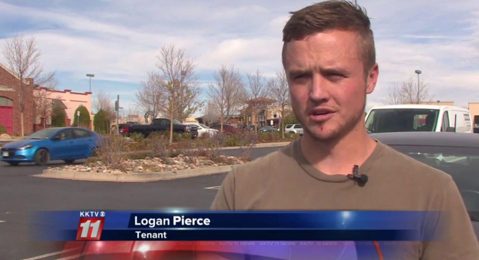 Logan told his wife "we need to move" after watching the footage