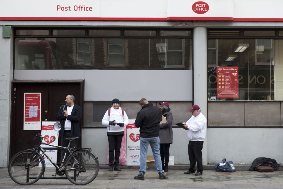 Post Office workers industrial action