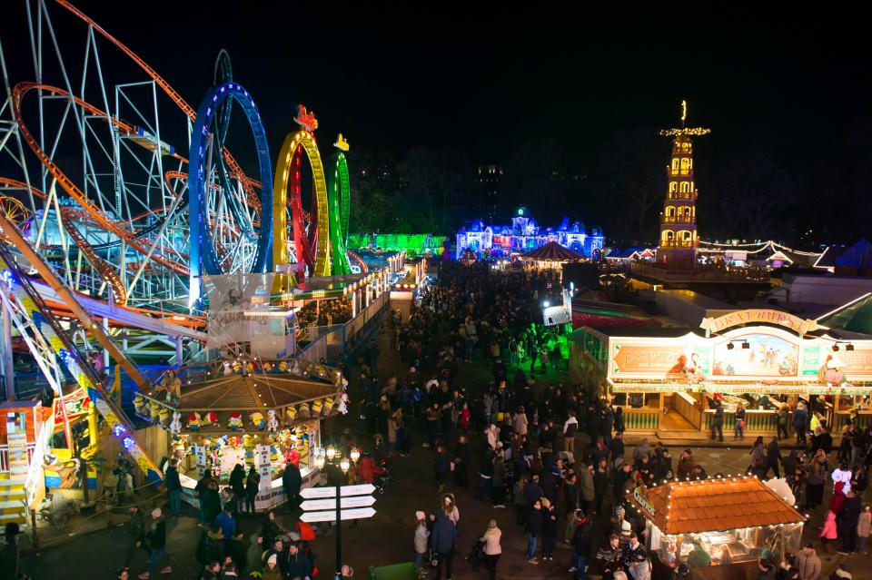 Visitors to London's Winter Wonderland at Hyde Park have raised security fears after a terror attack in Berlin
