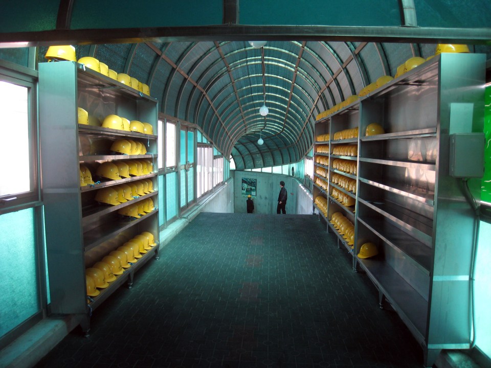 This shows the entrance to one tunnel that was found in October 1978