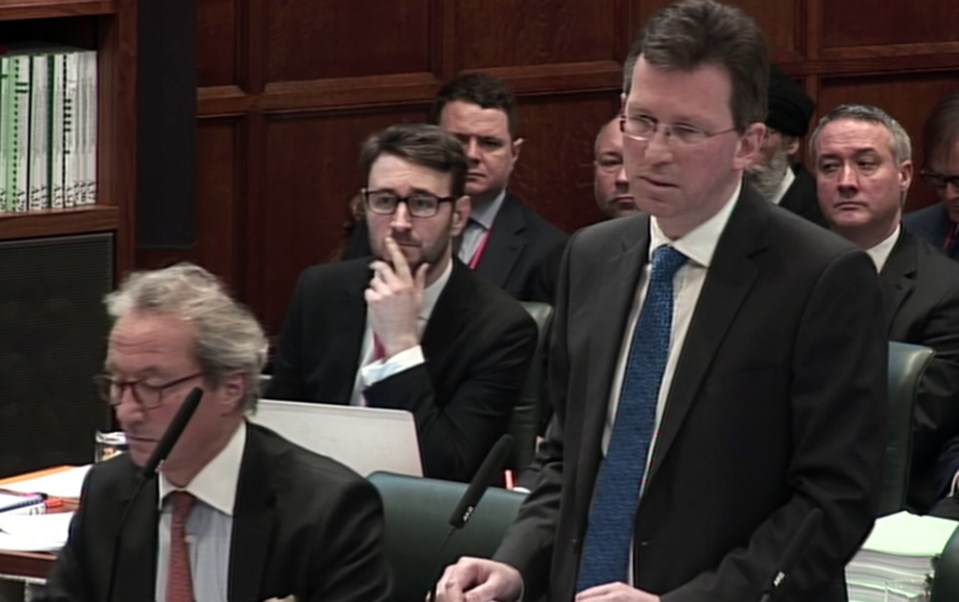 Britain's Attorney General Jeremy Wright speaks at the Supreme Court