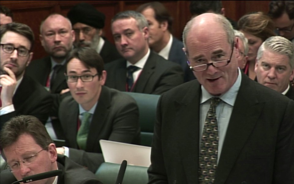 British government legal council James Eadie speaks at the Supreme Court
