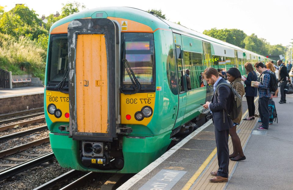 Ground to a hold ... the strike is set to continue for three days this week and in the new year in protest at driver-only trains