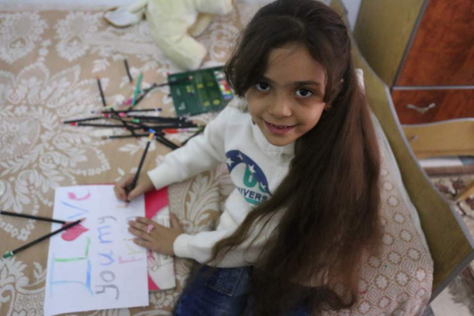 Bana's mum said their new house was hit by a rocket, describing it as 'the worst bombing I have ever seen' 