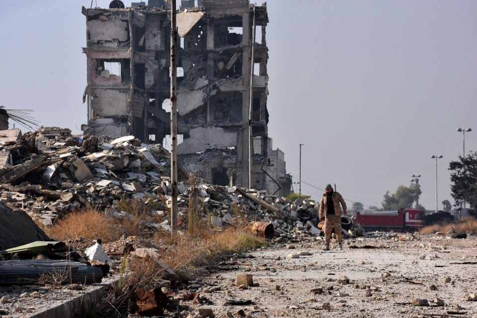 Destruction: the civil war is devastating Aleppo