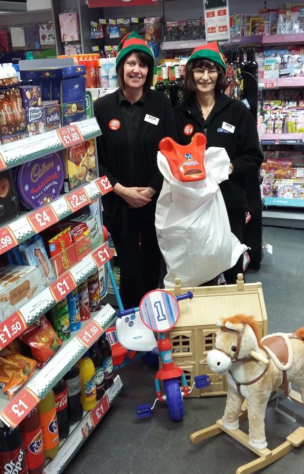 Clair and Julie in store