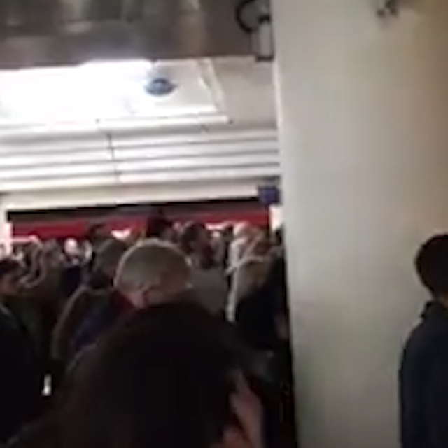 Passengers were left in the dark, with little information, witnesses said