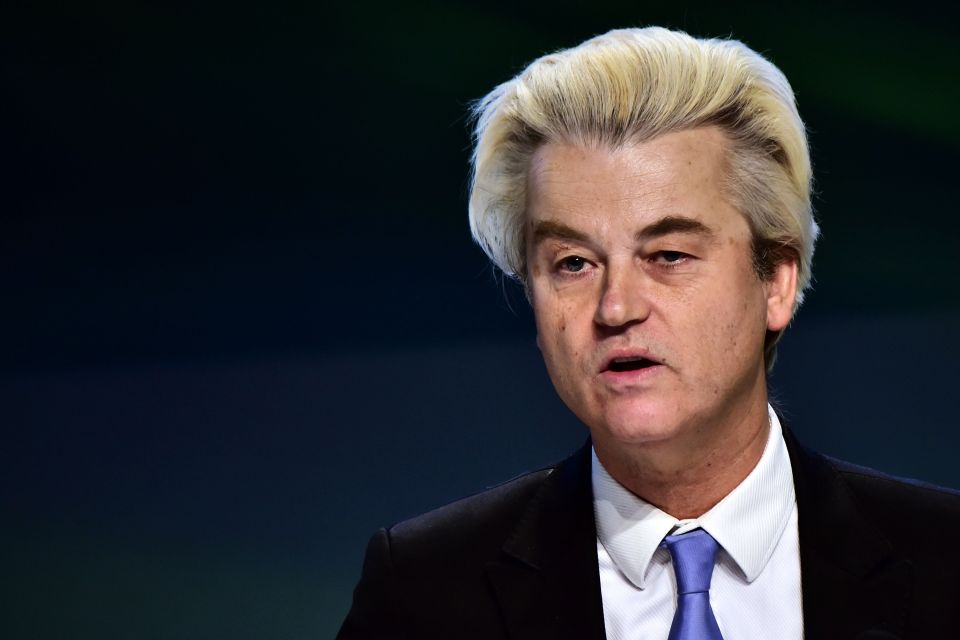  The anti-EU Geert Wilders is expected to top the polls at the Dutch elections