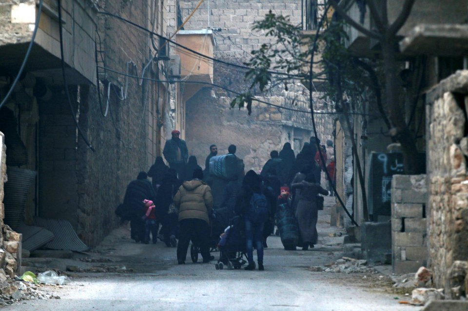 Thousands of civilians are trapped in the formerly rebel-held city