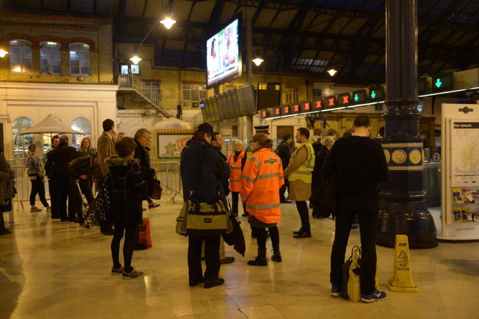 Public at Brighton train station 