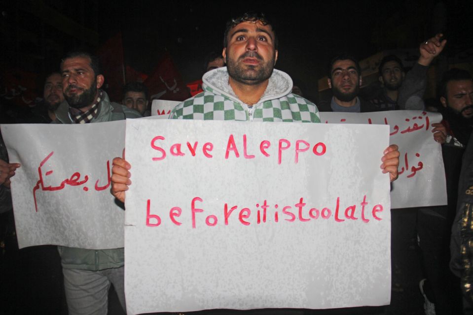 The UN say 82 civilians were killed on the spot in eastern Aleppo as Government forces take back control of the city