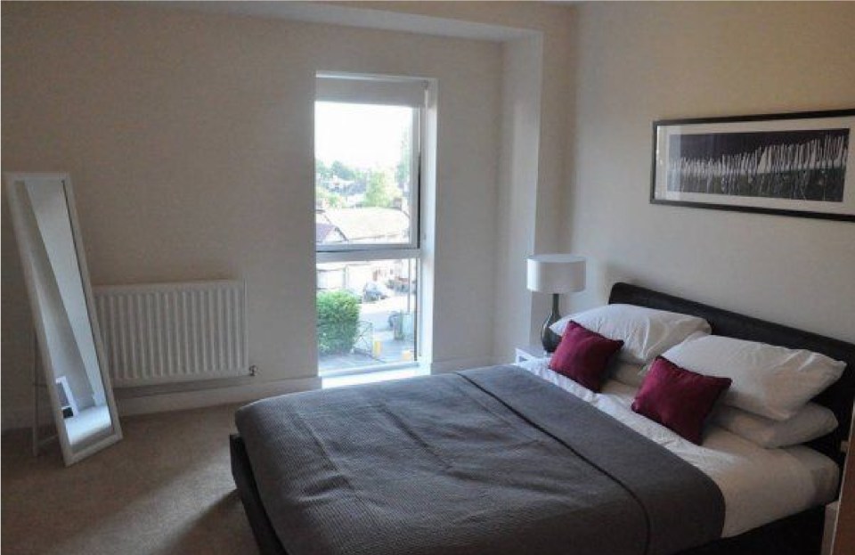  The bedroom as it was before the party
