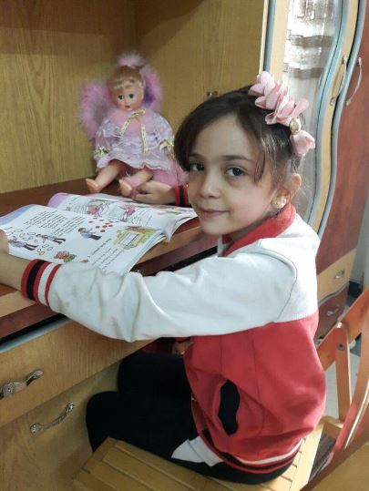 Bana said her dad was injured in the latest attack, which she managed to escape with her life