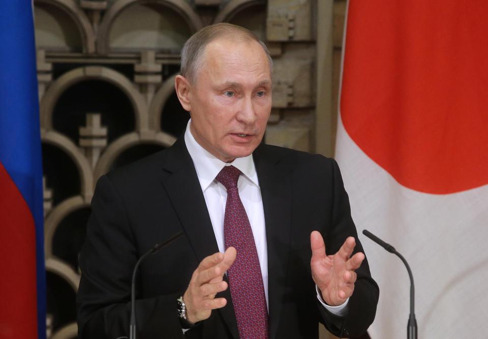  His comment came just hours after Vladimir Putin said Russia needed to strengthen its nuclear arsenal