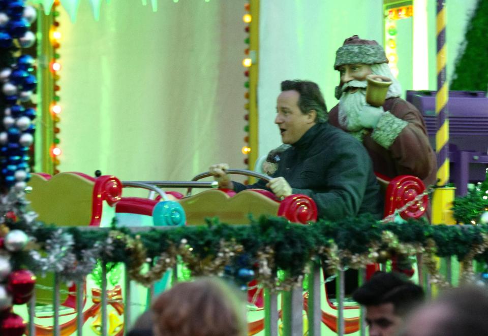 At moments he seemed to be enjoying himself and at others, terrified