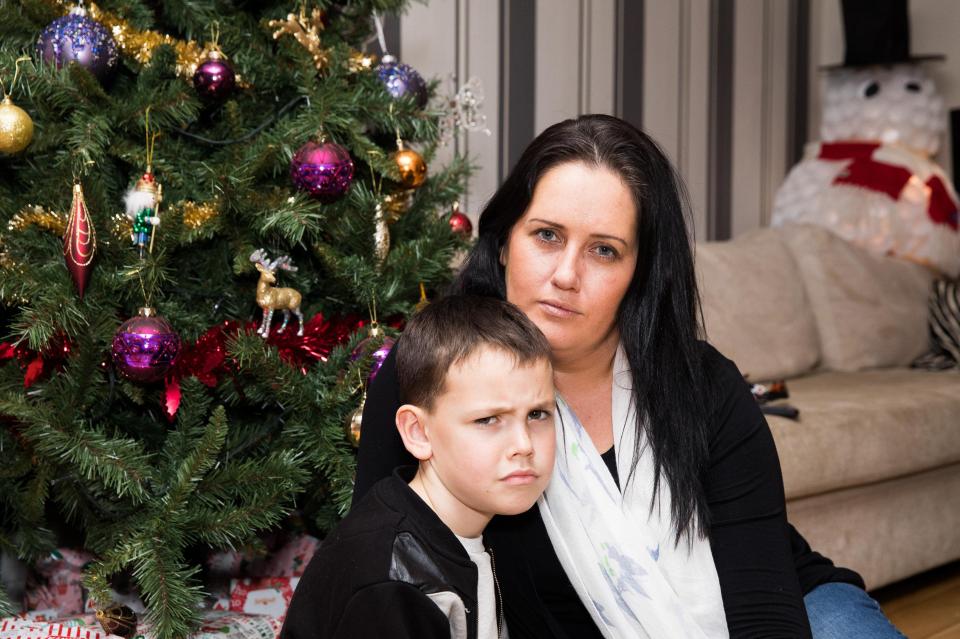  Joshua and his mum Linda claim the store Santa promised the little boy an expensive Star Wars toy
