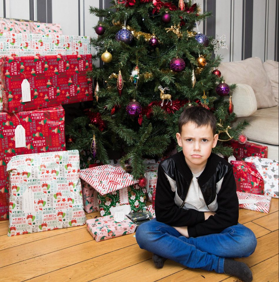  Mum Linda had already told her lad Joshua that the toy was too expensive