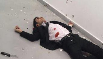 The shooter was gunned down by security services