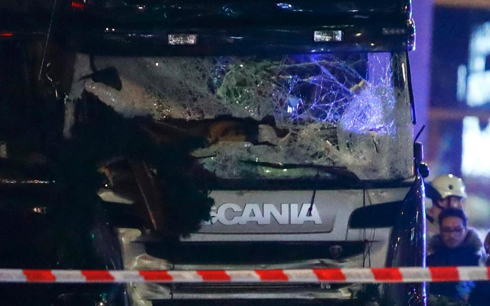  Police are investigating whether the truck was stolen after its driver's wife told Polish TV she hadn't spoken to her husband since 4pm yesterday