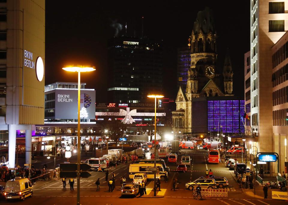 Witnesses said the truck was deliberately driven into the crowds