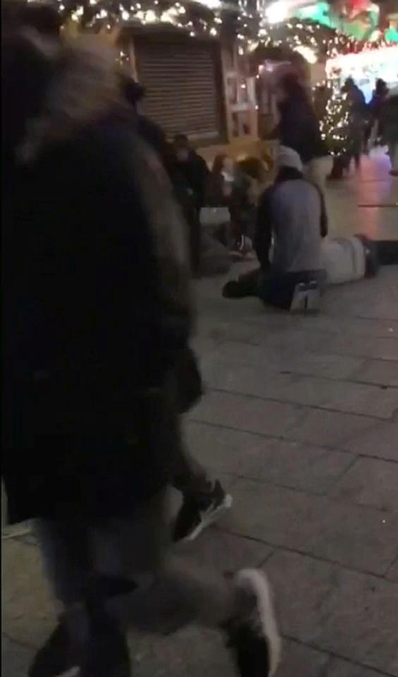  Video shot on a mobile phone reveals the immediate aftermath of the horrific attack