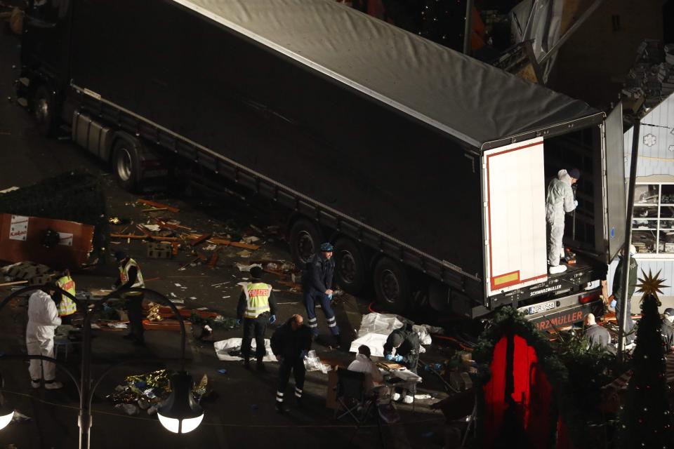 The driver of the lorry fled after the crash, it was reported