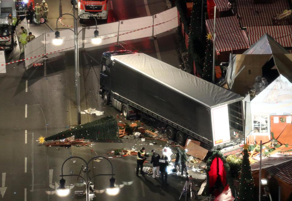 Authorities rushed to the horrific scene and were met with blood-soaked streets