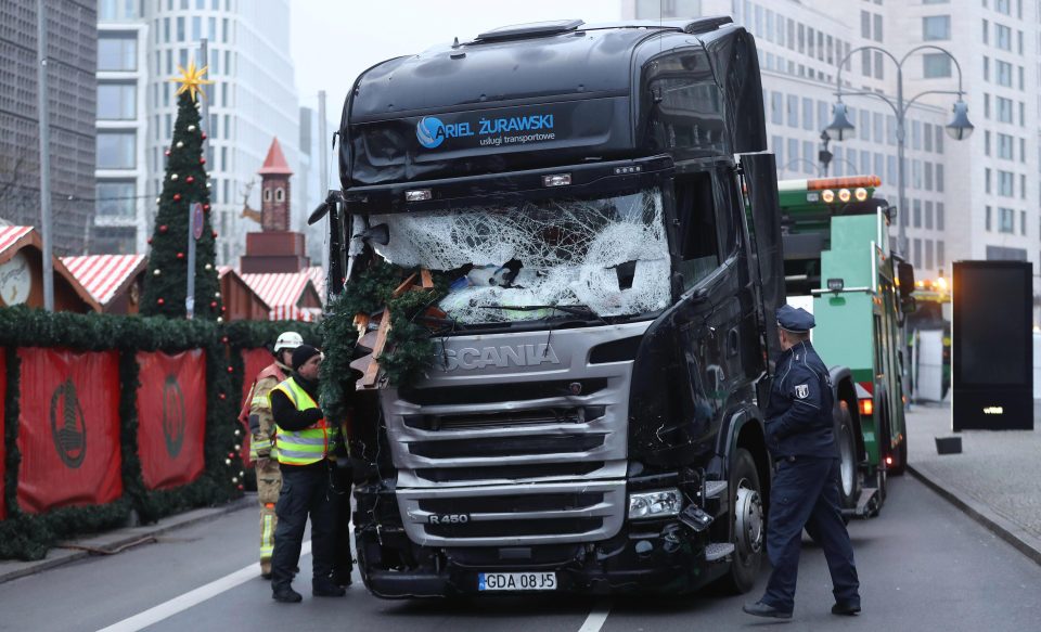 The truck used in the attack at Berlin Christmas market