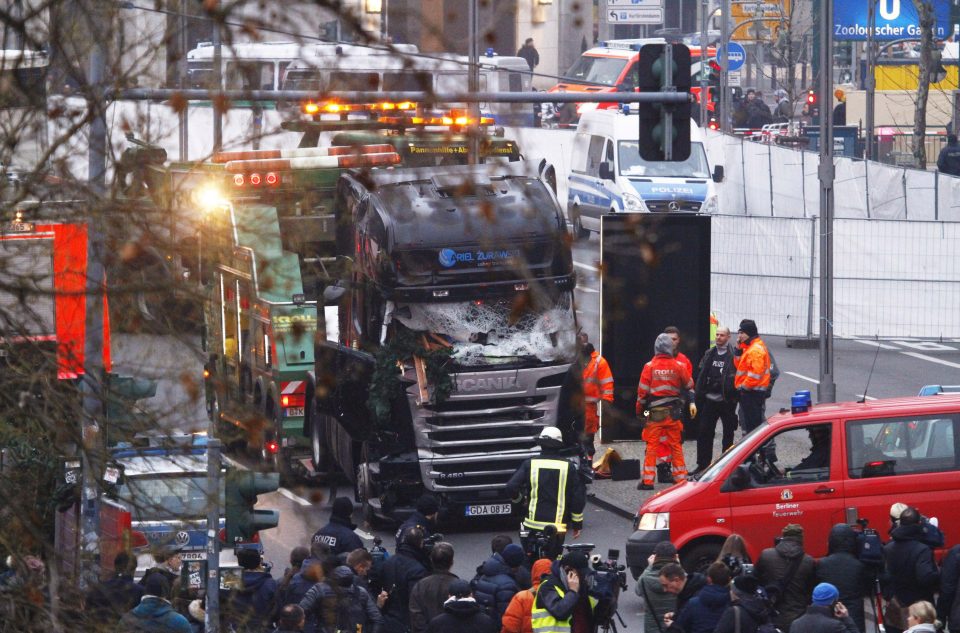  Witnesses described seeing a man flee the cab of the battered lorry before being pursued by a local man who directed police towards the suspect - who was later found to be entirely innocent