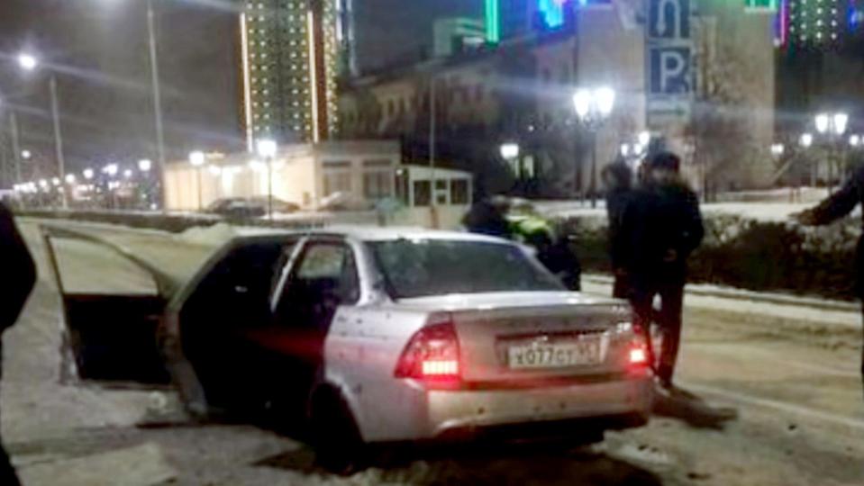 The incident took place at a busy crossroads in the city of Grozny, the capital of south-western Russia's Chechen Republic