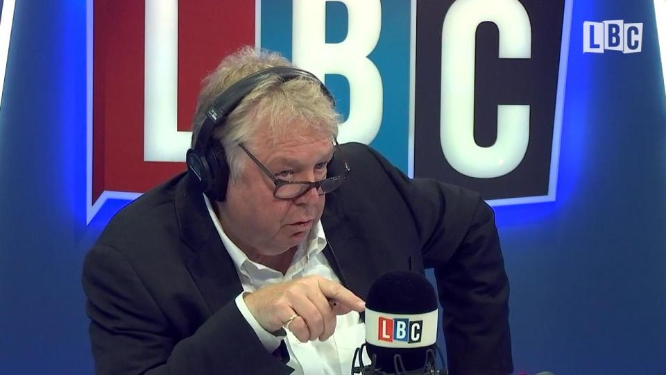  Mr Farage made the remarks in an interview with LBC's Nick Ferrari