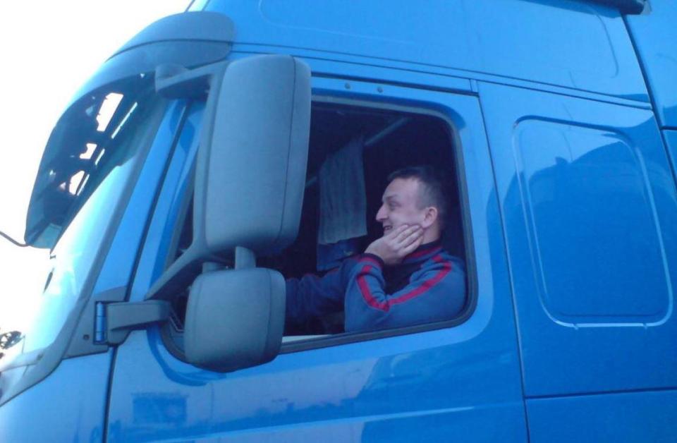  Pictures allegedly showing Lukasz Urban, the Polish lorry driver who was shot dead during the attack, were released this afternoon