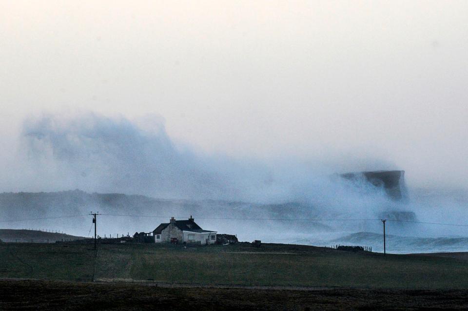 Storm Barbara rolled into Shetland over Christmas, causing devastation in its wake