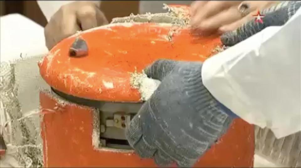 The Russian military aircraft's black box recorder was found by rescue workers 
