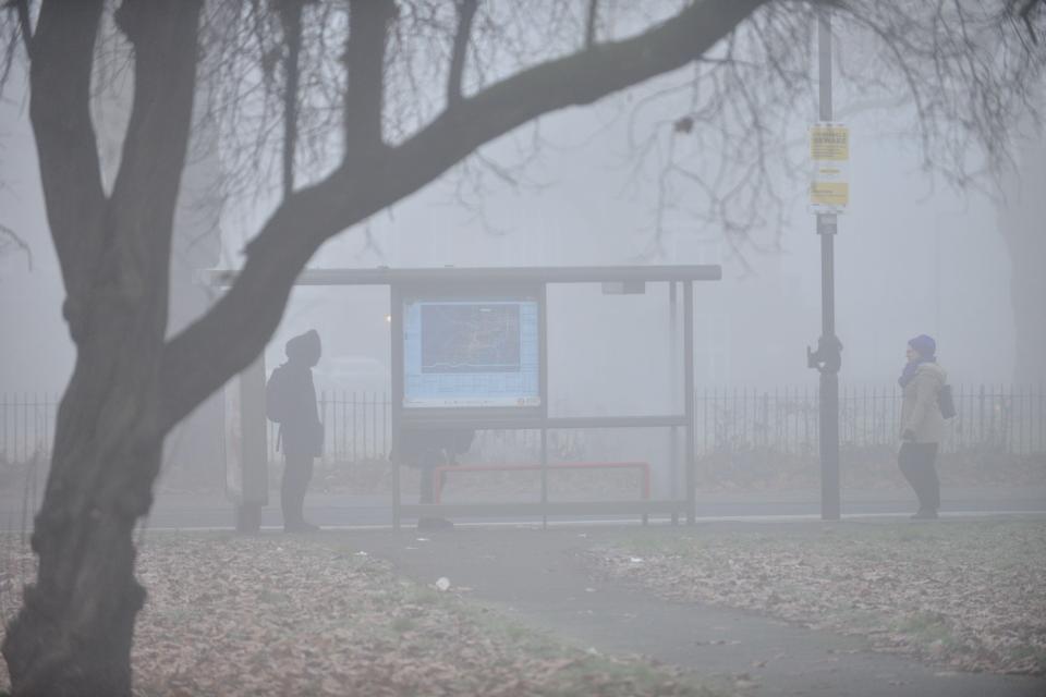  In some parts of the country a severe weather warning was in place due to the poor visibility through the thick fog